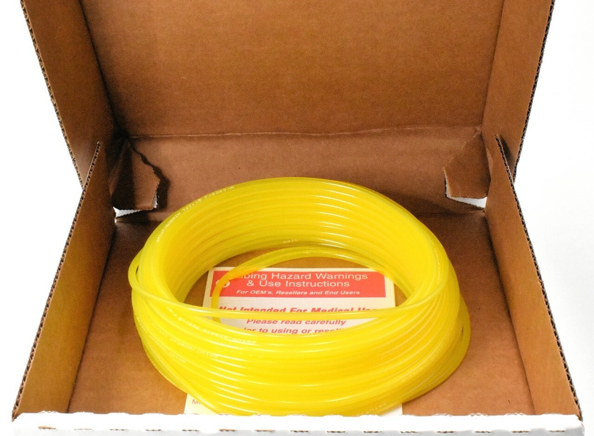 Tygon 50' Genuine F-4040-A .08 ID x .140 OD Yellow Fuel Line Tubing USA Made Tygon 50' Genuine F-4040-A .08 ID x .140 OD Yellow Fuel Line Tubing USA Made