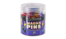 Thornton's Office Supplies Magna Pins Magnetic Push Pins, Assorted Colors, 50-Co