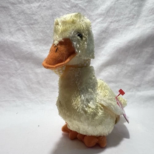 Ty Beanie Baby DUCK-E the Duck (Internet Exclusive) Vintage Ty Beanie Stuffed