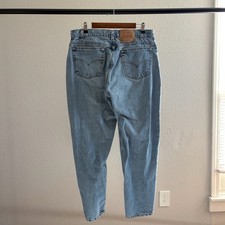 Vintage 1990’s Levi’s 560 Made in USA Wide Jeans Light Wash - 35x29