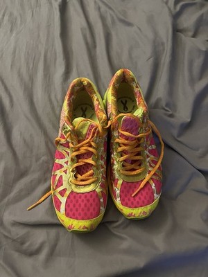 ASICS GEL-NOOSA TRI 9 Men's Athletic Running Shoes Multicolor Pink Yellow Orange