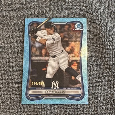 Topps 2025 Bowman Chrome Aaron Judge New York Yankees Serial Numbered /499