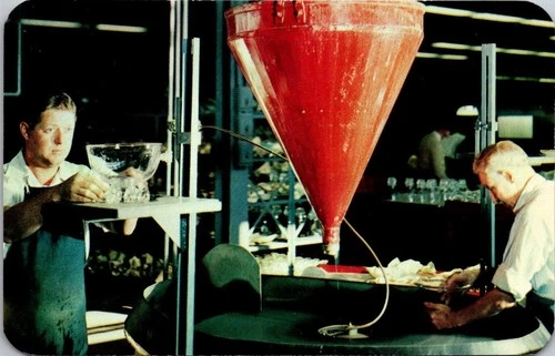 Dr Jim Stamps Postcard Making Steuben Glass Corning Glass Center New York Maker