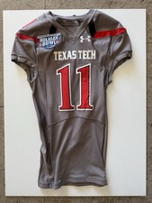 Jakeem Grant Game Worn Signed Texas Tech Jersey 2013 Holiday Bowl PHOTO MATCHED