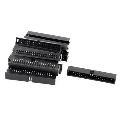 17 Pcs 2*20 40 Pins PCB Box Header IDC Socket Straight Male Connector 2.54mm