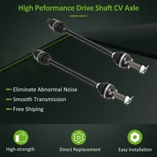 2PC Rear Passenger Driver For 2014-2020 Honda Pioneer 700-4 CV Joint Axle