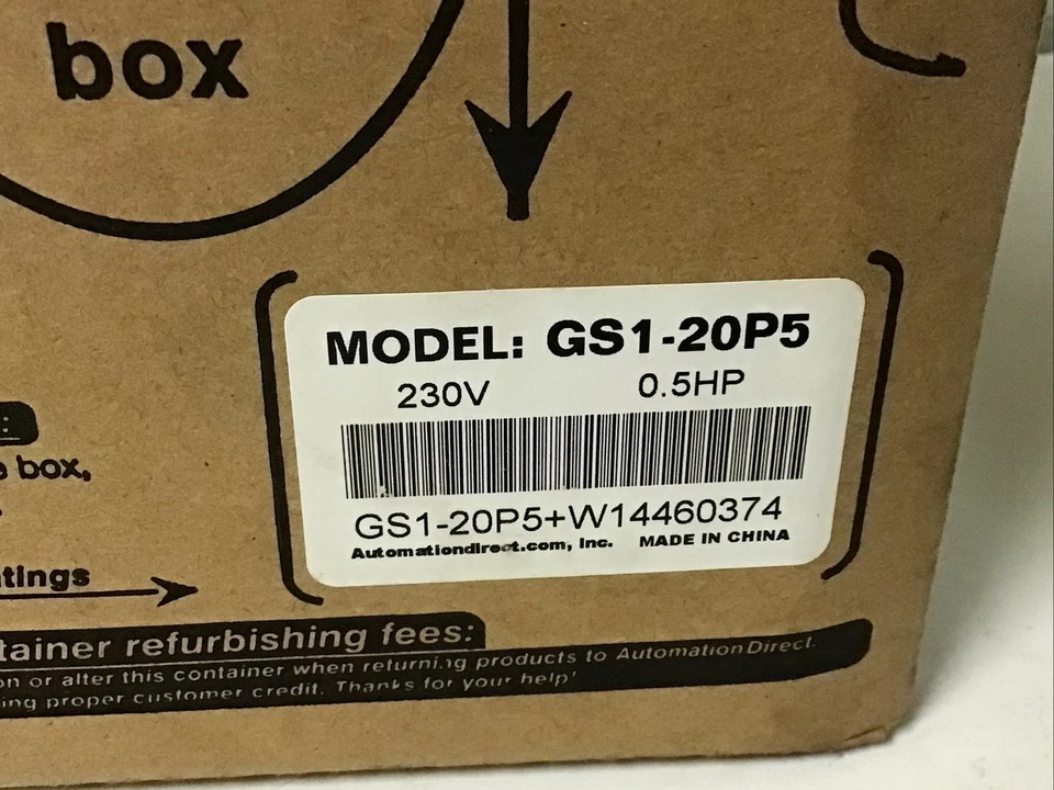 NEW, AUTOMATION DIRECT GS1-2OP5 / GSI-2OP5+ W14460374 AC DRIVE, FREE SHIPPING - Image 2 of 4