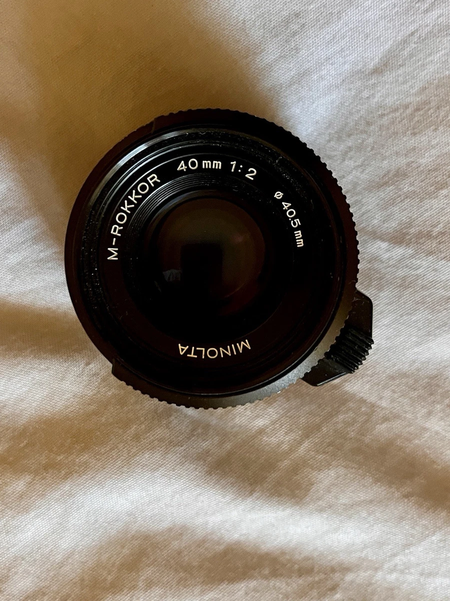 Minolta M Rokkor 40mm F2 for sale - eBay