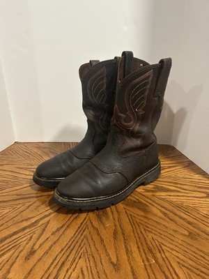 Cody James  Men'S Brown Western Work Boot Soft Toe C9PR2 Size 9.5