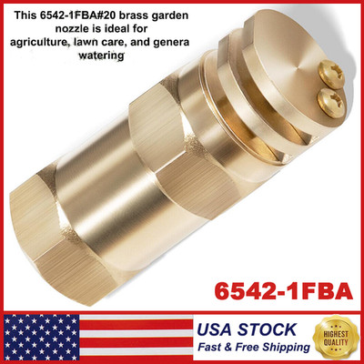 Boomless Spray Nozzle kit 1/2 inch FPT #20 Orifices 90° 180° Caps 5.9 GPM 40 PSI