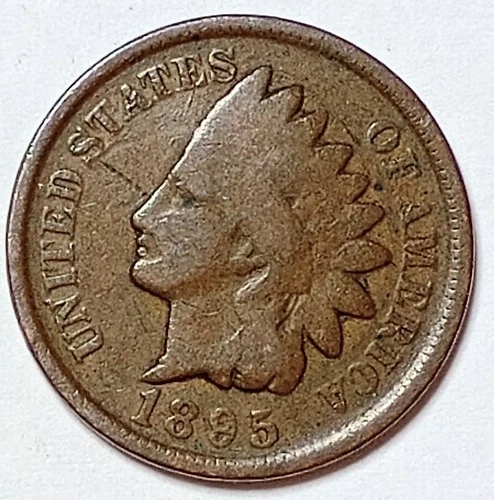 Indian Head Penny Lot of "1" VERY NICE 1895 GOOD OR BETTER°$ FREE SHIPPING $#V72