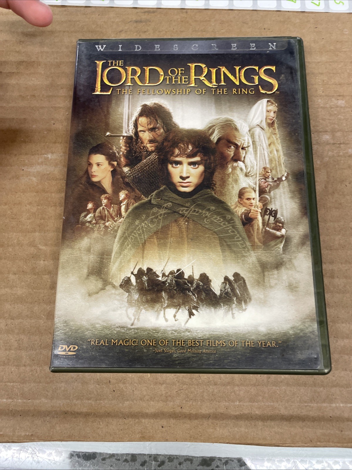 The Lord of the Rings: The Fellowship of the Ring (DVD, 2001) (f852)