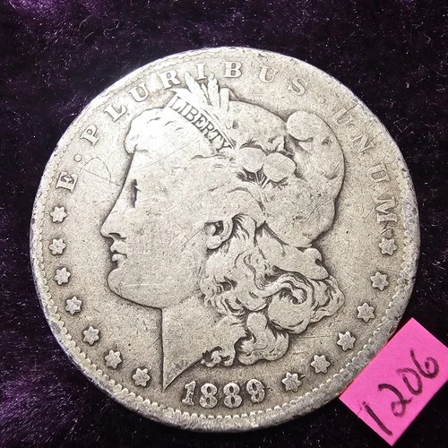 FAST🚚⚡️🔥G-VG 👀🔥1889-O Morgan Silver Dollar $1
