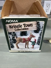 Noma Kringle Town Elf With Reindeer 