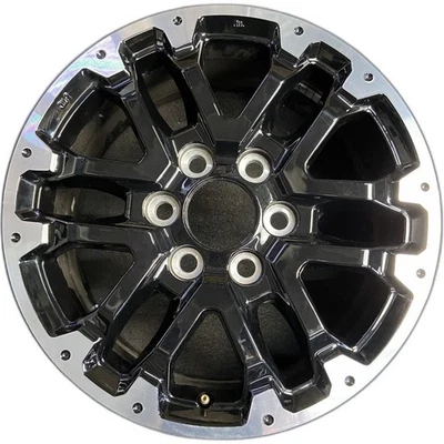 Toyota Machined Black Tundra Sequoia OEM Wheel 18x7.5 2022-2026 Rim 75600 - Image 1 of 4