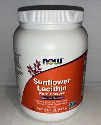 NF Sunflower Lecithin Pure Powder/ Essential Nutrients/Vegan/  1 lb.