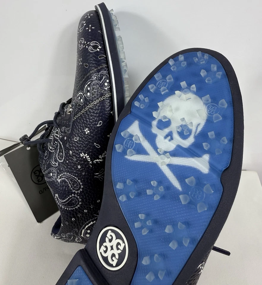 Zapatos de golf G/FORE para mujer talla 5,5 azul gallivanter cachemira bandana calavera y camiseta Foto 4 de 4
