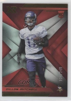 2019 Panini XR Rookies Red 234/249 Dillon Mitchell #173 Rookie RC 2qw