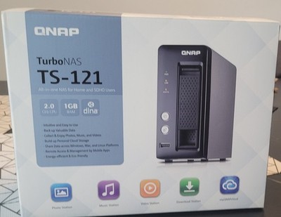 QNAP TS-121 NAS 1-Bay 1GB RAM Gigabit LAN Home Server - geräuscharm top Testerg 