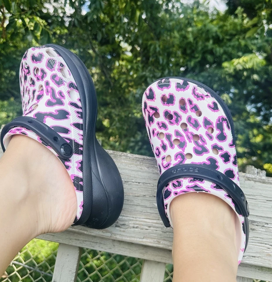 Клоги на платформе для совместной работы Crocs Ron English Party Animal Cruella Bae США W8 - Изображение 3 из 4
