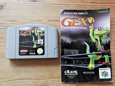 Thumbnail of ebay&reg; auction 168132270232 | Nintendo 64 / N64 GEX 3 deep Cover Gecko Modul + Anleitung