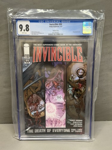 INVINCIBLE #99 Ryan Ottley Ultra Rare Wraparound Variant CGC 9.8 - Low Census