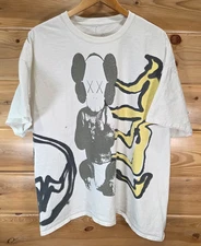 Travis Scott Cactus Jack KAWS For Fragment T Shirt Men XXL AOP Rap Skate