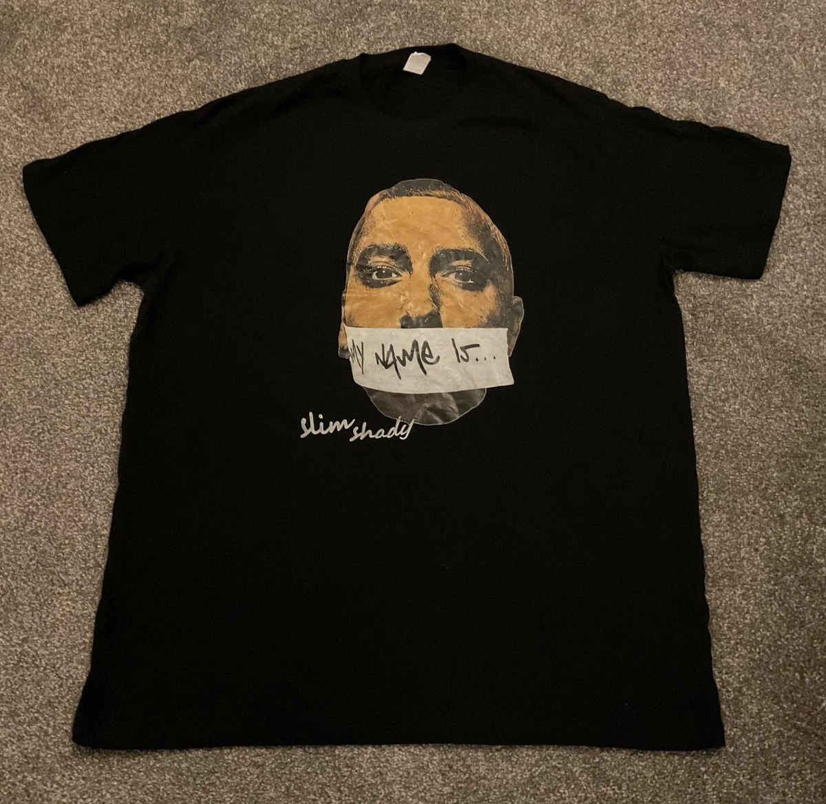 T-shirt Femme Eminem Slim Shady Rap God - Coton, Manches Courtes, Motif Géométrique, Neuf Avec étiquette