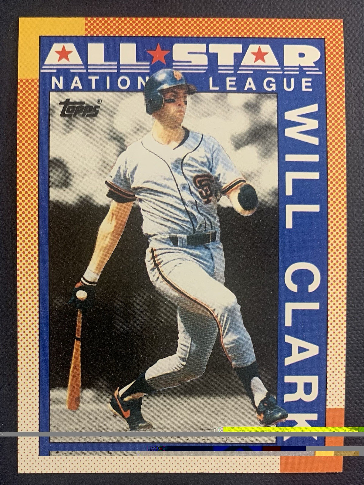 1990 Topps - All-Star Will Clark #397 Collector's Edition (Tiffany)