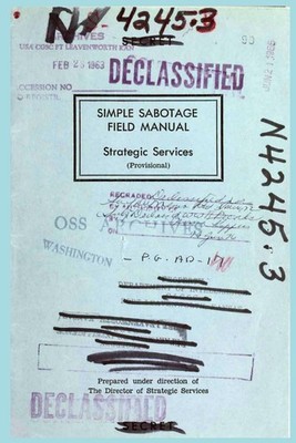 Simple Sabotage Field Manual