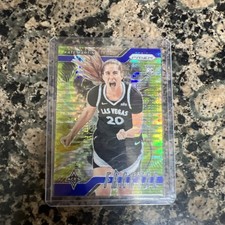Kate Martin 2024 Panini Prizm WNBA Fractal Blue Pulsar Rookie RC Prizm /199 -#6