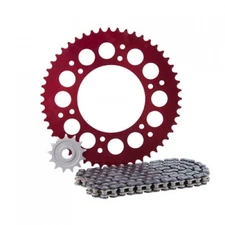 Primary Drive Alloy Kit & X-Ring Chain Red Rear Sprocket 1097570220