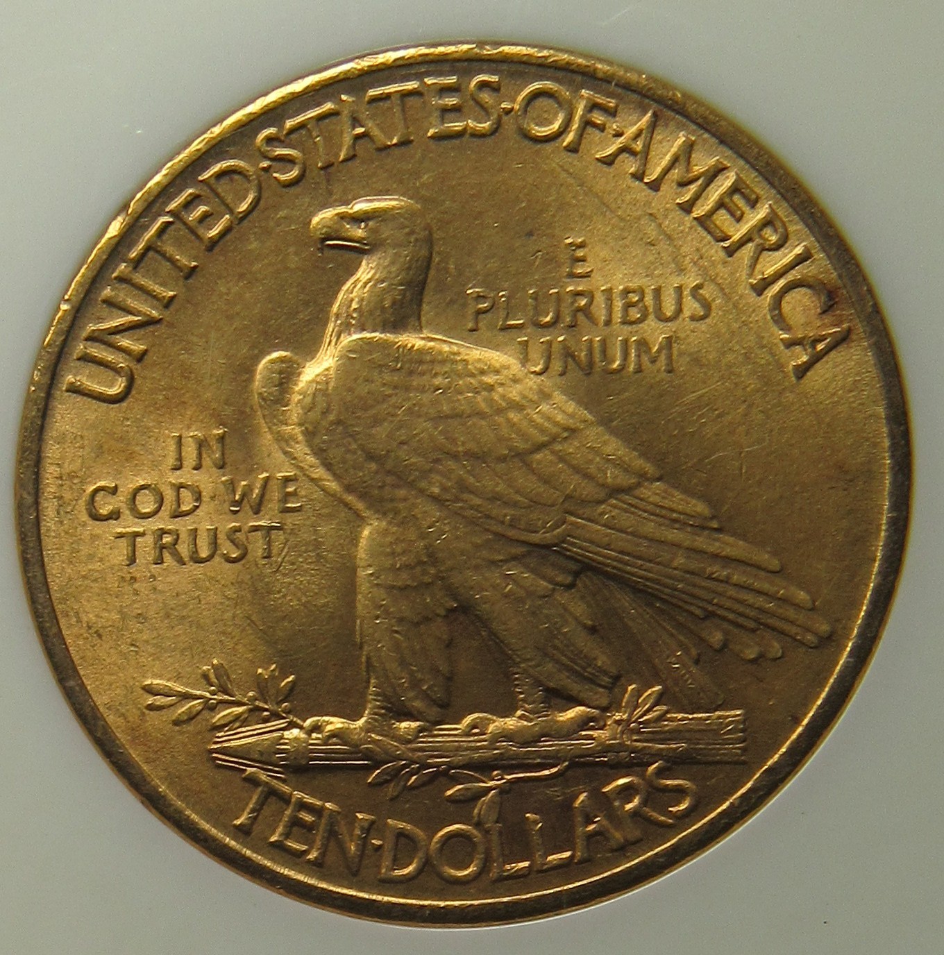 1915 $10 Gold Indian NGC MS63, Old Holder, Much Better  Coin!