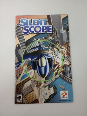 Silent Scope MANUAL ONLY (Sony PlayStation 2 PS2) Reg. Card Instruction Booklet 