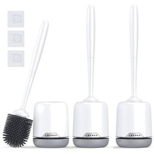 Ventilated Toilet Brush Holder Set