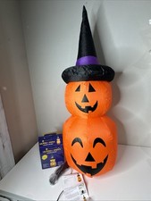 4' Inflatable Halloween Pumpkins Jack-o-lantern Light Up Outdoor Decor Blow Up