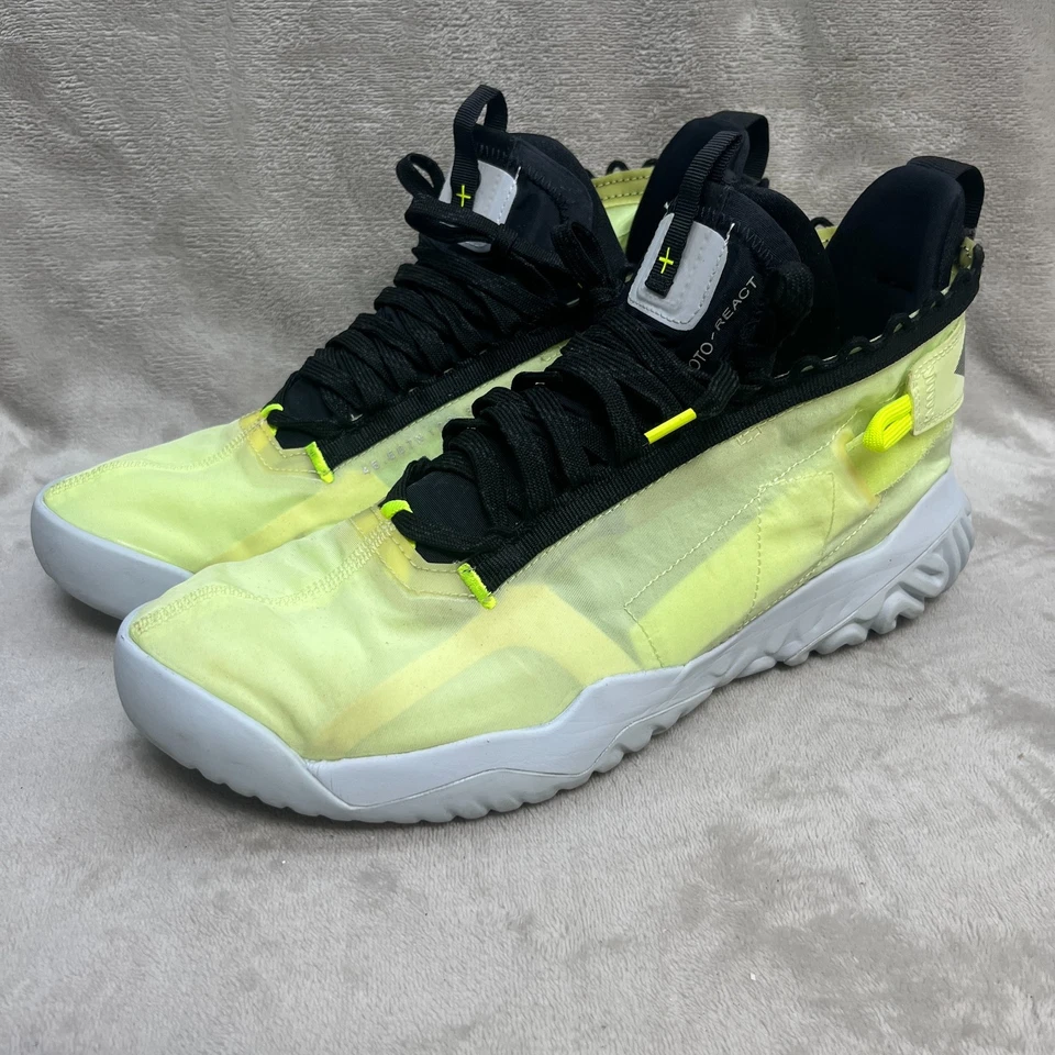 Nike Air Jordan Proto React Barley Volt Mens Size 11.5 Athletic Shoes Sneakers - Image 4 of 4