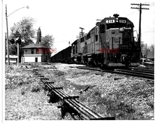 25FF809 RP 1979 DT&I DETROIT TOLEDO IRONTON RAILROAD LOCO #214 QUINCY OH COAL TR