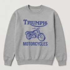Triumph Speed Power Union Jack Rider Style Unisex Sweatshirt