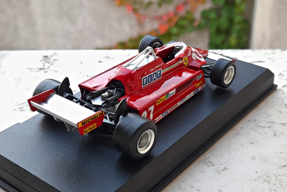🔹🔹🔹 FERRARI 126 CK VILLENEUVE 1981 1:43 COLLEZIONE FERRARI F1 MODELLINO🔹🔹🔹 - Immagine 2 di 3