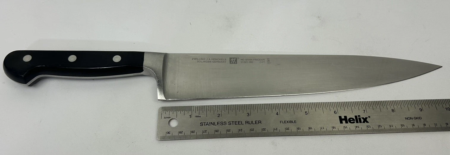 Zwilling J.A. Henckels No Stain Friodur 10" Chef's Knife (31021) | Solingen GE
Opens in a new window
