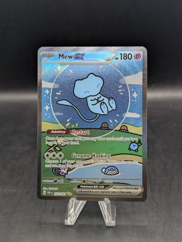 Mew ex 232/091 SV: Paldean Fates Holo Special Illustration Rare Sir