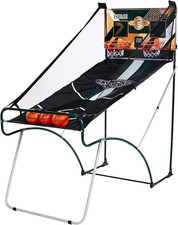 Lancaster Sports EZ Fold Basketball Arcade Game, Indoor 2 Player Dual Hoop Shot