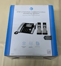 AT&T Dect 6.0 Expandable Cordless Phone System CL84215 W/Digital Answering