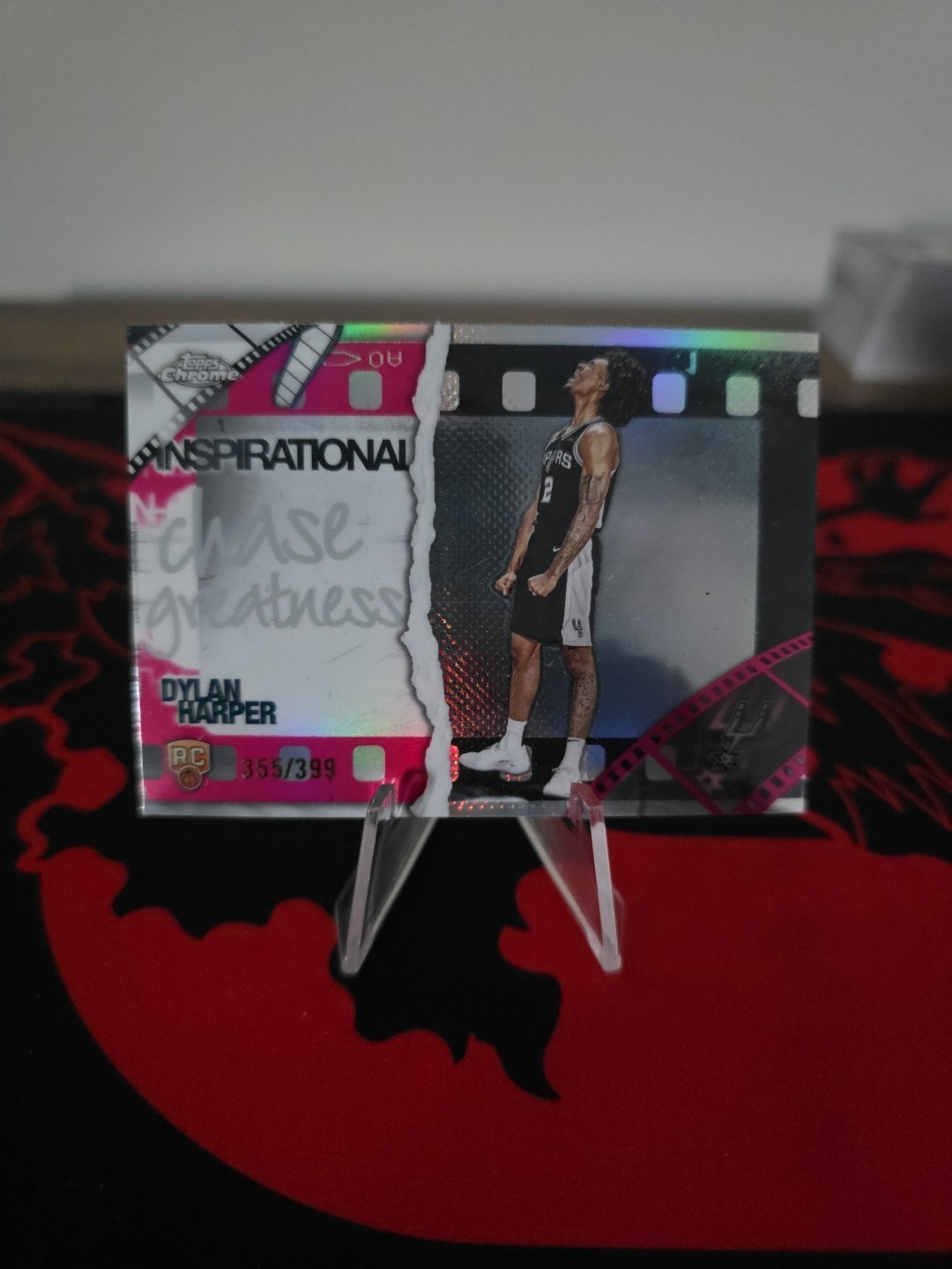 2025/26 topps chrome dylan harper Inspirational /399