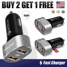 For Samsung Galaxy S25 S24 S23 Ultra Fast USB-C Dual Ports Car Charger Adapter