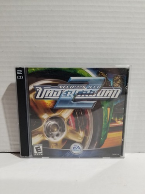 #ad Need for Speed Underground 2 PC CD ROM w Serial Key 2 Disc Set EA Racing Game $74.99