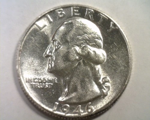 1946 WASHINGTON QUARTER CHOICE ABOUT UNCIRCULATED+ CH AU+ NICE ORIGINAL 99c SHIP