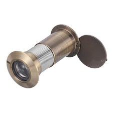 35 mm Door Viewer Peephole, Zinc Alloy 200-Degree Privacy Door Viewer with He...