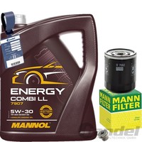 Mann ÖLfilter+Mannol Combi LL ÖL Passend FüR 1.4TDI VW Polo 6R Skoda Fabia A1 8X